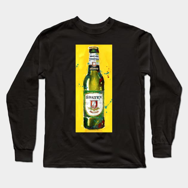 Spaten October Beer Long Sleeve T-Shirt by dfrdesign